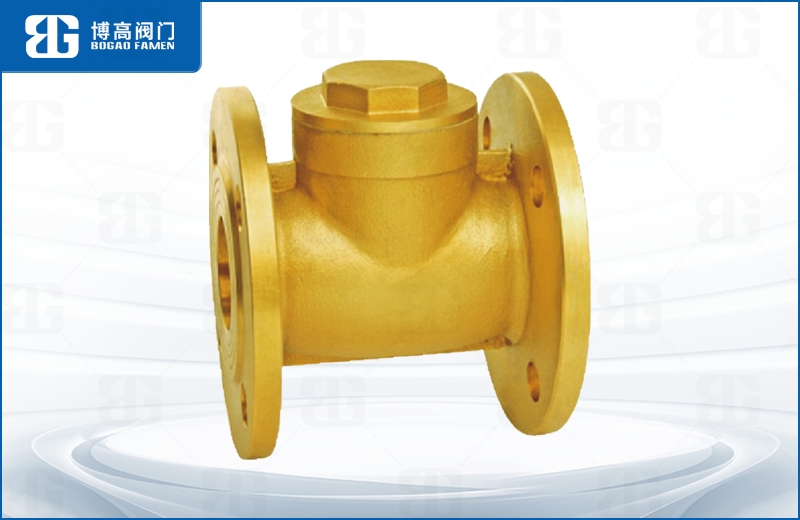 黃銅法(fǎ)蘭止回閥(fa)