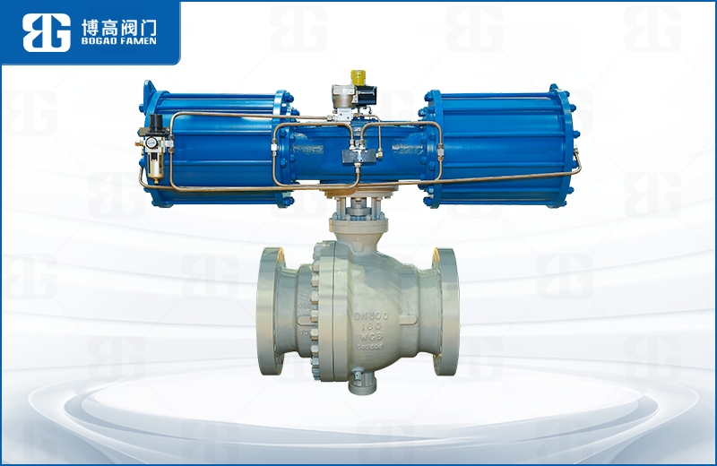 氣動鑄(zhù)鋼固定式球閥